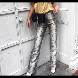 I.AM.GIA. NEVER WORN Python pants